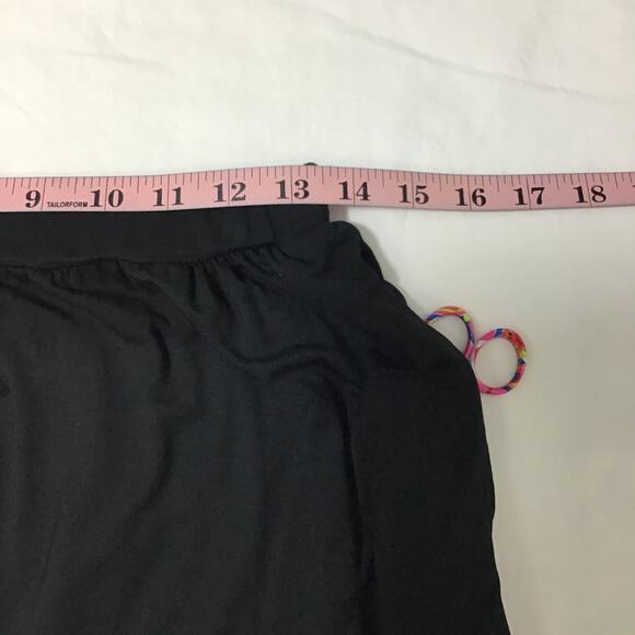 LULU'S M black straight leg elastic waist pocket lounge pants NEW B165 - Picture 4 of 7